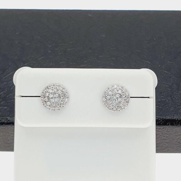 "925 sterling silver luxury CZ earrings for women/girls, Best for gift, RJUS2015 - Picture 11 of 11